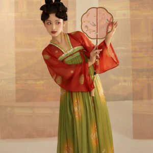 [Tang Banquet] Embroidered Silk Hanfu for Performance