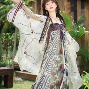 [Everlasting Vine] Ethnic Hanfu 2-Piece Set